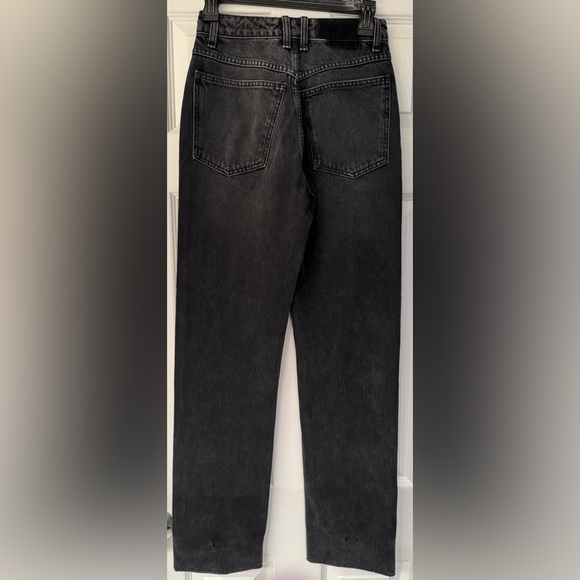REDONE 70's Originals Cigarette Jeans in Black Sea Women's Denim Jeans Size 24 - Picture 6 of 16
